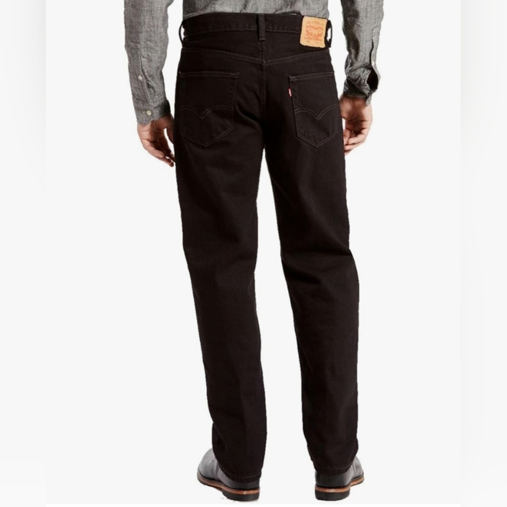 Levi's Men's 550 Relaxed Fit Jeans Size 44x32 Black NWT!